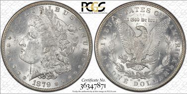 1879-O $1 MS62