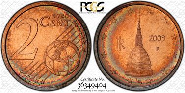 2009-R € 0.02 MS66RB