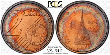 2002-R € 0.02 MS67RD