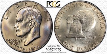 1976-D $1 Type 1 MS64