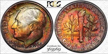 1964-D 10C MS65+
