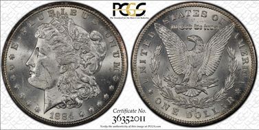 1884-CC $1 MS63