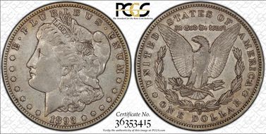 1893-O $1 XF40