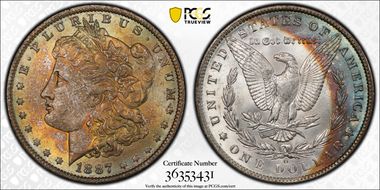 1887-O $1 MS64