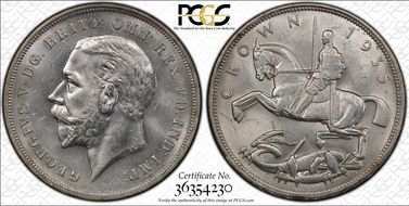 1935 Crown S-4048 .500 Silver MS64