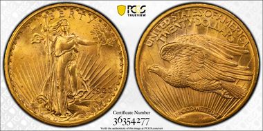 1923 $20 MS65+