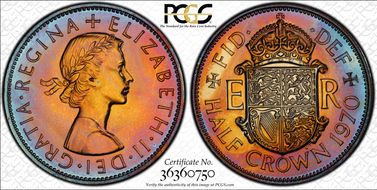 1970 1/2 Cr S-4145 PR67