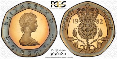 1982 20p S-G1 PR68DCAM