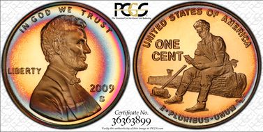 2009-S 1C Lincoln-Formative Years PR69RB