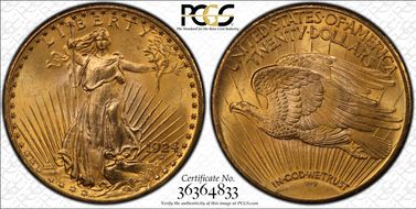 1924 $20 MS65+