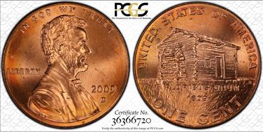 2009-D 1C Lincoln-Early Childhood MS66RD