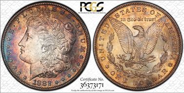 1882-S $1 MS62