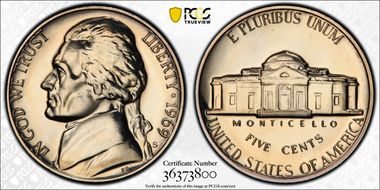 1969-S 5C RPM FS-501 PR67