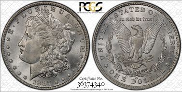 1887/6-O $1 MS64
