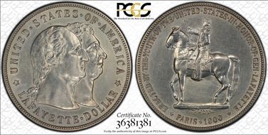 1900 $1 Lafayette N1