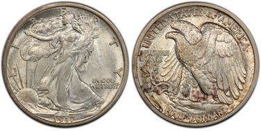 1917 50C MS63