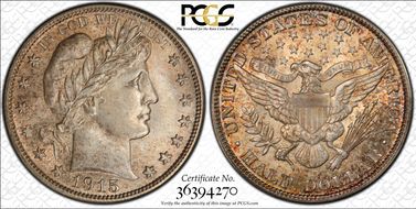 1915-D 50C MS65