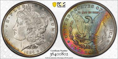 1884 $1 MS63