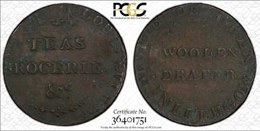 (c.1790) Tk 1/4D DH-4 Linlightgowshire Linlithgow N1BN