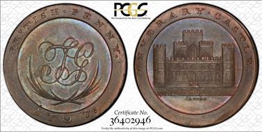 1797 Tk 1D DH-2 Argyleshire, Inverary MS63BN