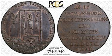 (c.1790) Tk 1D DH-11 Warwickshire Loggerheads MS64BN