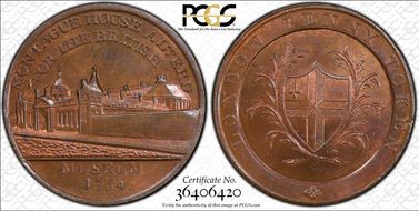 (c.1790) Tk 1D DH-62 Middlesex, Kempson's MS64RB