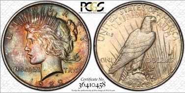 1922 $1 MS62