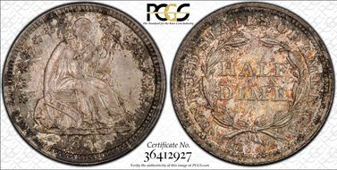 1853 H10C Arrows MS64