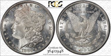 1880-S $1 MS64