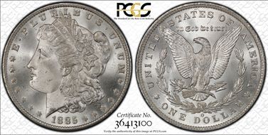 1885-O $1 MS67
