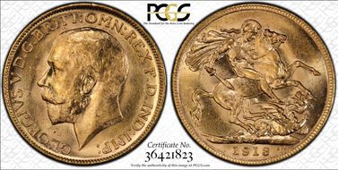 1913-M Sov S-3999 MS64