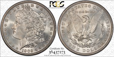 1902 $1 MS65