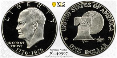 1976-S $1 Silver PR69DCAM