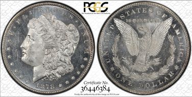 1878-S $1 MS64PL