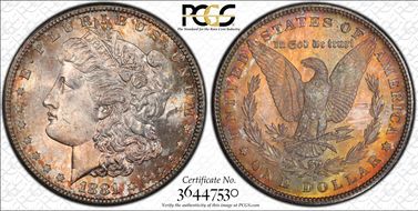 1881-S $1 MS64