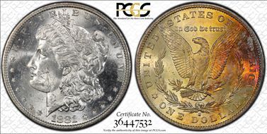 1881-S $1 MS63