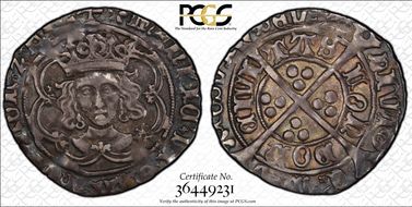 (1495-98) Groat S-2199 Pansy, London XF45