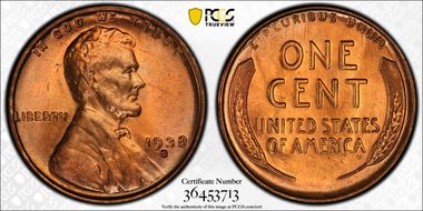 1938-S/S/S 1C RPM, FS-502 MS66RD