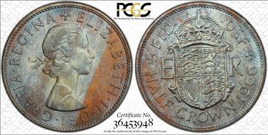 1966 1/2 Cr S-4145 MS65