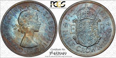 1966 1/2 Cr S-4145 MS65