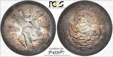 1984-Mo Onza Libertad Ag MS66