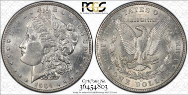1904-O $1 MS62