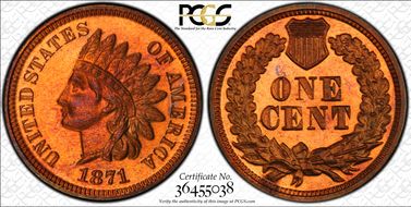 1871 1C PR66RB
