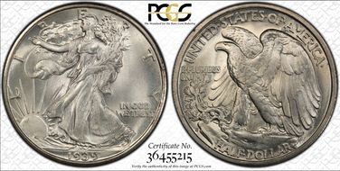 1939-S 50C MS67+