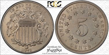 1876 5C "The Bleeder" FS-401 MS62