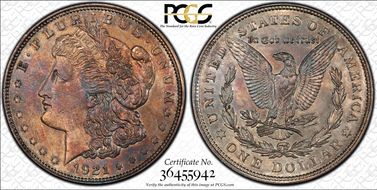 1921 $1 Morgan N1