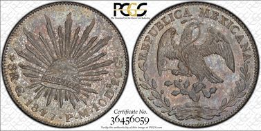 1847-Go PM 8 R Go30 MS64+