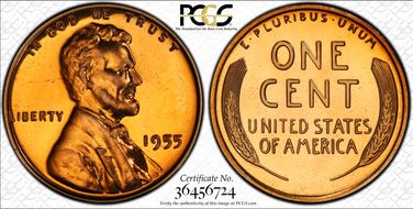 1955 1C PR67RD