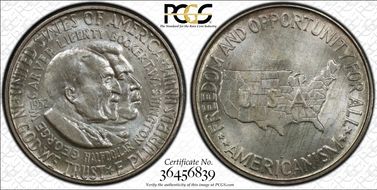 1952-D 50C Washington-Carver MS66+