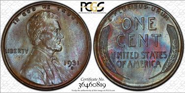 1931-S 1C MS65BN